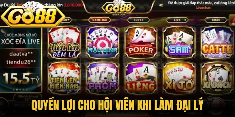 Quyền lợi cho hội viên khi làm đại lý