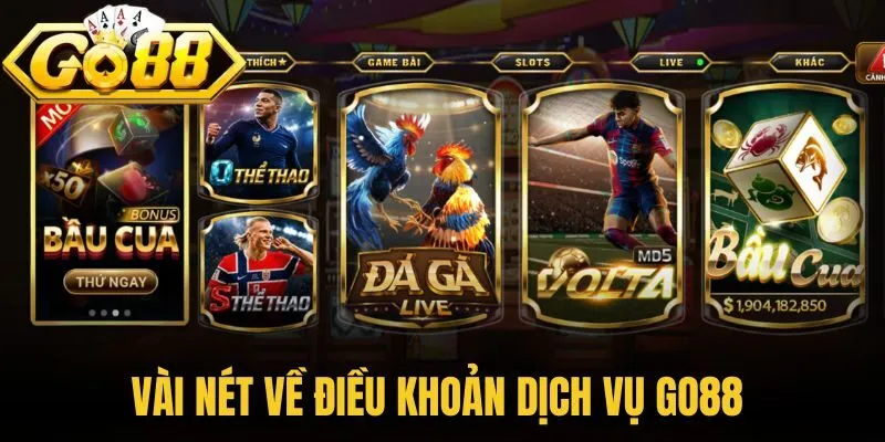 Vài nét về điều khoản dịch vụ Go88 