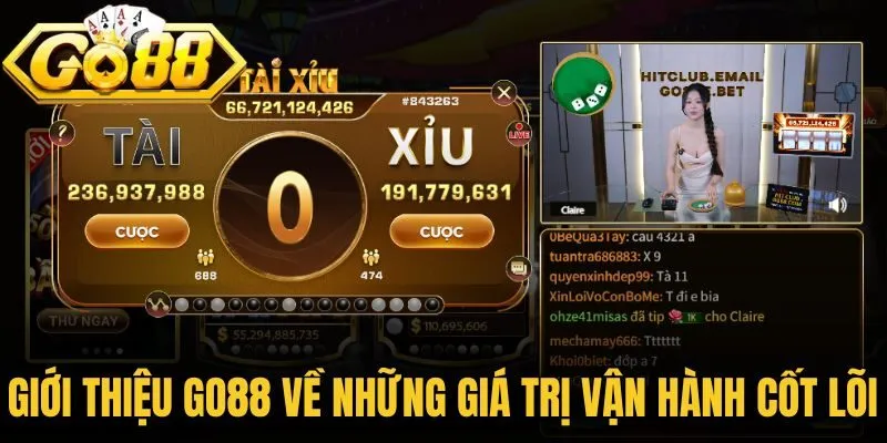 Giới thiệu Go88 về những giá trị vận hành cốt lõi 
