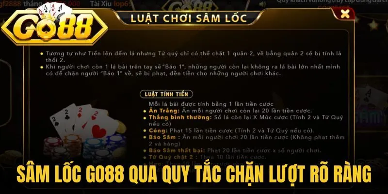 Sâm lốc Go88 qua quy tắc chặn lượt rõ ràng